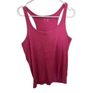 Gap Body tank with built in bra 
Hot Pink
Size: XL
Z8